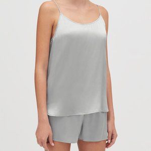 Cuyana Washable Charmeuse Cami Sleep Set